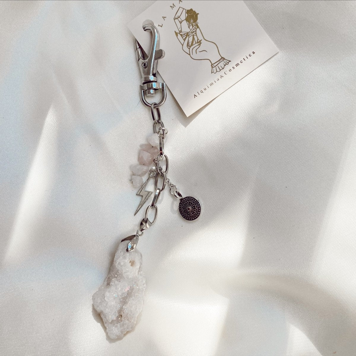 Llavero Aura Cuarzo