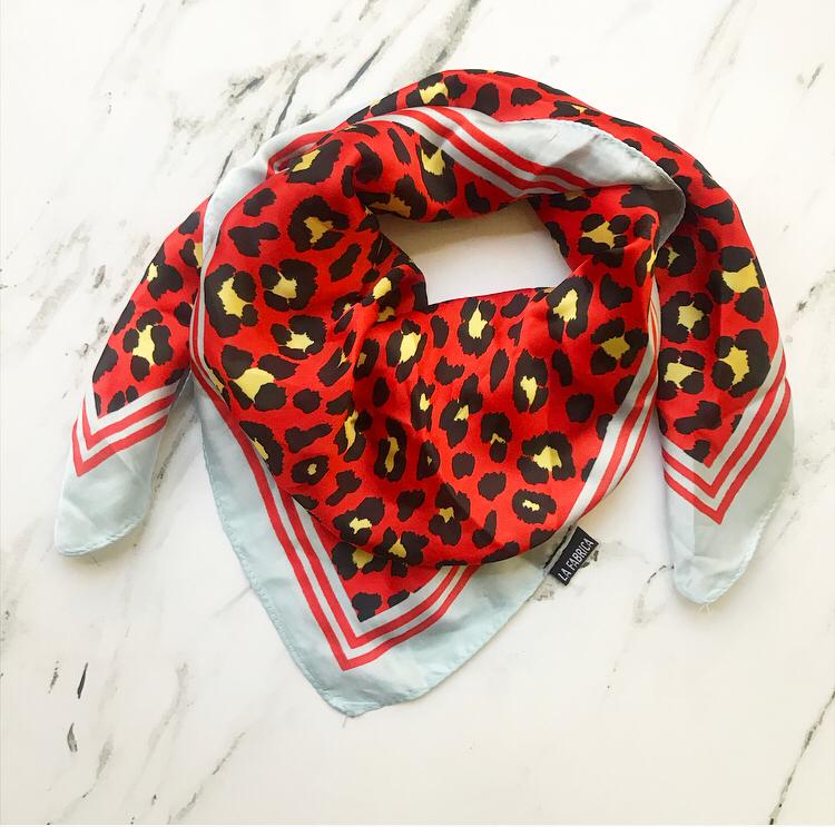Pañuelo Print Tanzania Rojo - La Fábrica Store (4481457094718)