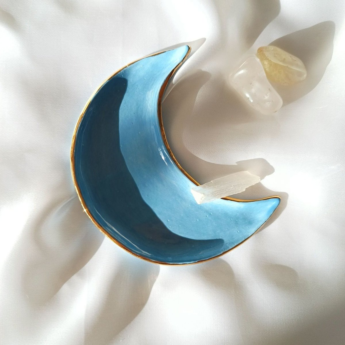 Plato Luna con borde de oro - La Fábrica Store (7008249872446)