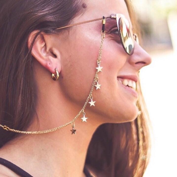 Straps De Lentes Metalico Estrellas - La Fábrica Store (4360195702846)